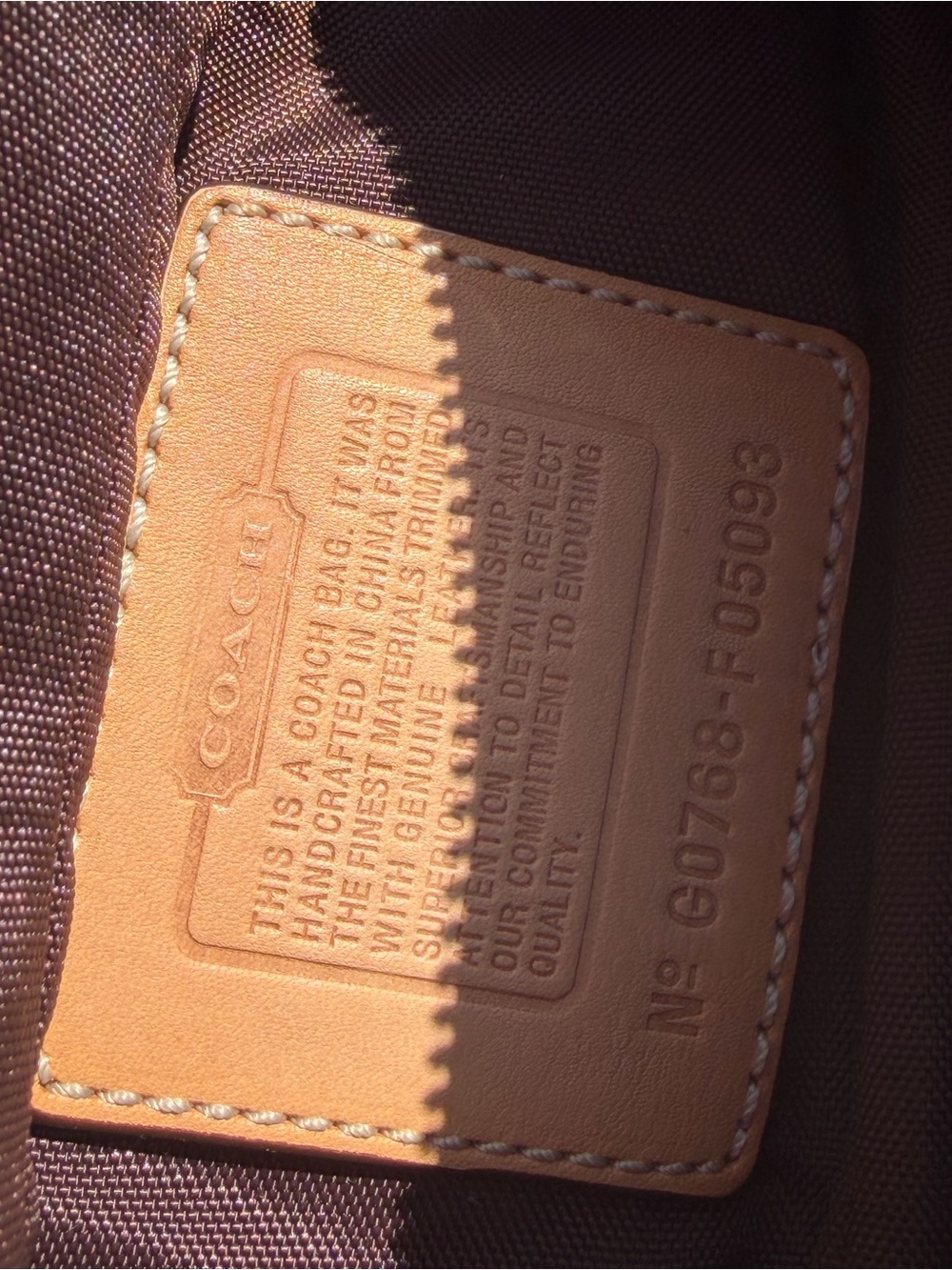 Coach Brown Monogram Waist Bag - Picture 4 of 8